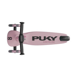 Trottinette pliable pour les enfants : la Puky Push - Puky - Raspberry vue de haut