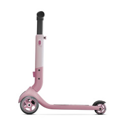 Trottinette pliable pour les enfants : la Puky Push - Puky - Raspberry de profil