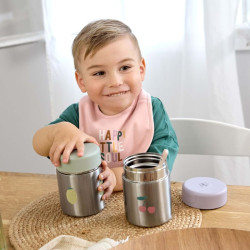 Boite repas inox isotherme - 315ml - Lassig - Happy
