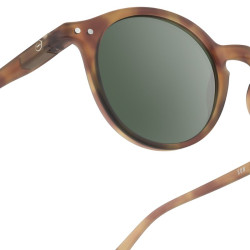 gros plan de Lunettes de soleil adultes - D Sun d’Izipizi - Havane