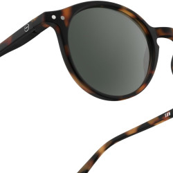 gros plan de Lunettes de soleil adultes - D Sun d’Izipizi - Tortoise