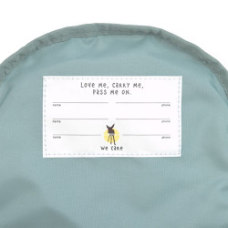 étiquette de Sac à dos crèche -Tiny Outdoor - Lässig - Nuage / Kaki clair
