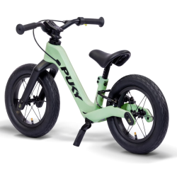Draisienne - Puky Next 12″-  Puky - Green / Black sur béquille