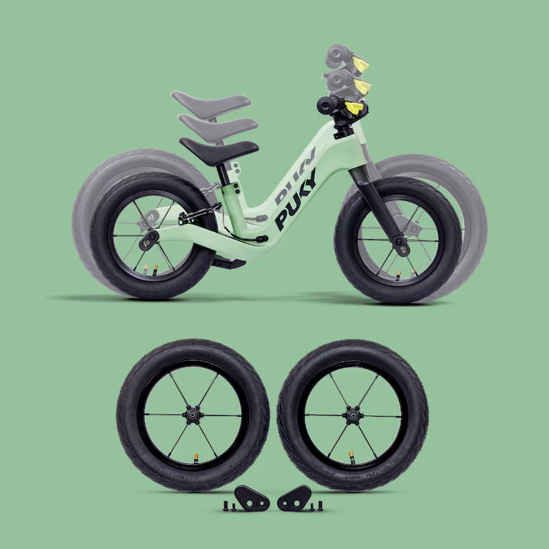 PUKY LR Next Vélo D'Enfant 12" Plastique Léger Avec Frein V-Brake Ergonomique - Réglable 2 à 6 Ans