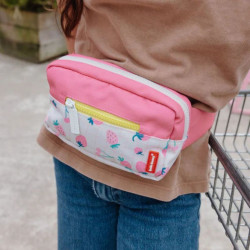 Petit sac Banane rectangulaire - Hello Hossy - Bery Bloom  à la taille