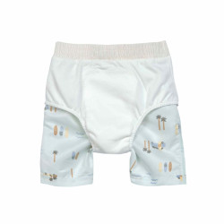 Short de bain enfant anti-UV - Lassig - Camper / vert écume - couche