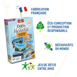 Petit jeu de société - Défis Nature Capitales du Monde -  Bioviva avec informations