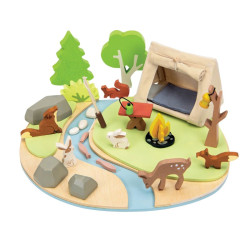 Kit de jeu en bois - Set de camping - Tender Leaf