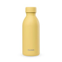 Gourde inox isotherme - Icon Matt 500 ml - Qwetch - Citron