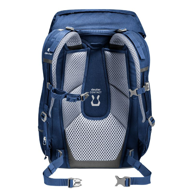 Sac à Dos Deuter Rotsoord 25+5 – Atlantic Ink (Bleu/Gris/Marron) – Unisexe Avec Housse De Pluie