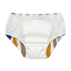 Maillot de bain couche LASSIG - Vagues bleu / nature