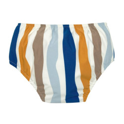 Maillot de bain couche LASSIG - Vagues bleu / nature