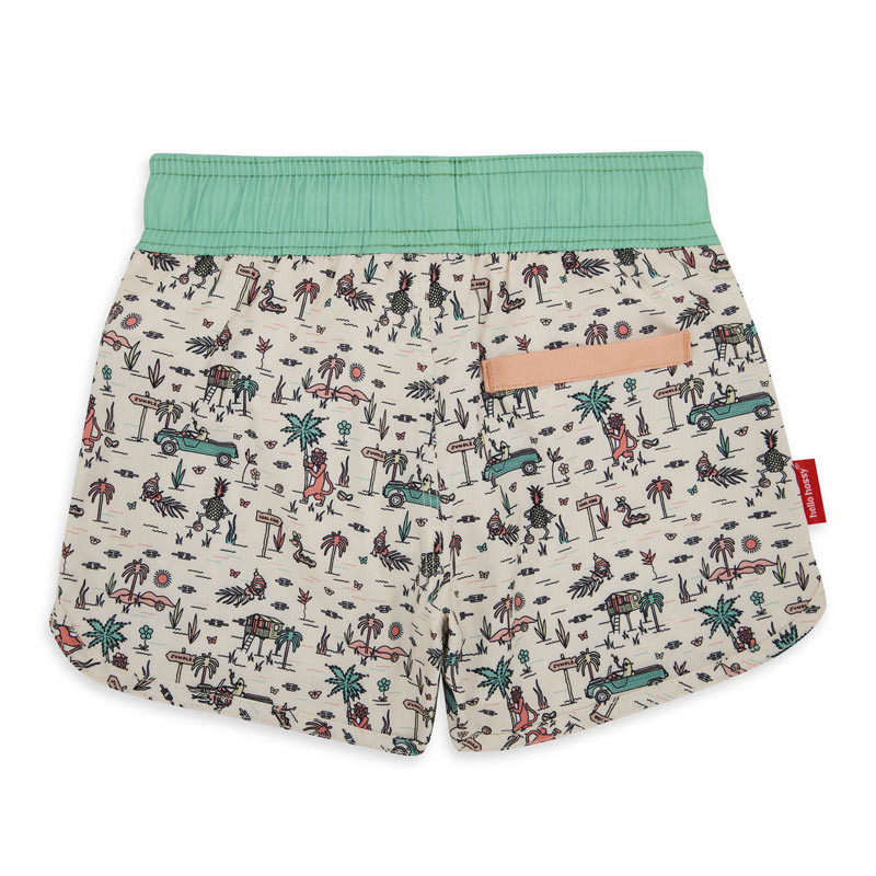 Short de bain garçon - Hello Hossy - Jungly - dos