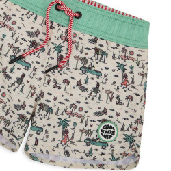 Short de bain garçon - Hello Hossy - Jungly - detail