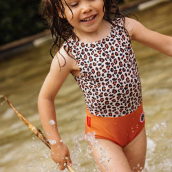 Maillot de bain fille 1 pièce -  - Léopard