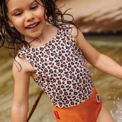 Maillot de bain fille 1 pièce - Hello  - Léopard