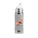 Biberon inox à bec évolutif - 325 ml - Pura - Fox