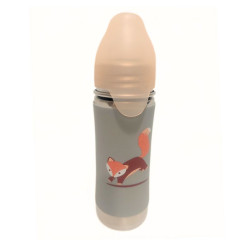 Biberon inox à bec évolutif - 325 ml Fox