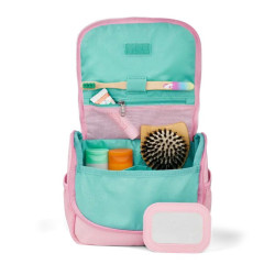 Pochette Trousse de toilette pour enfants - Affenzahn - Licorne ouverte et pleine
