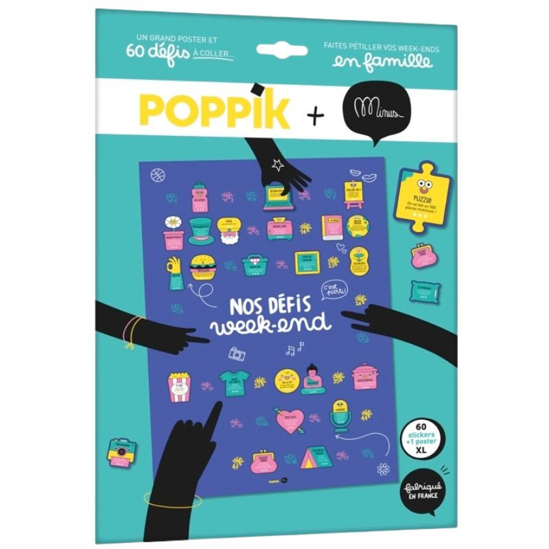 packaging de Poster à sticker Les défis week-end - Minus Édition