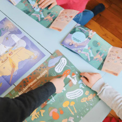 enfants qui jouent à Chasse aux trésors pour enfants L’enquête anniversaire - En Cavale