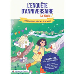 pochette de Chasse aux trésors pour enfants L’enquête anniversaire - En Cavale
