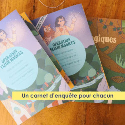 carnet d'enquete de Chasse aux trésors pour enfants L’enquête anniversaire - En Cavale