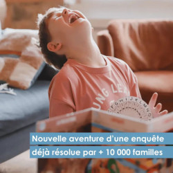 garçon qui rit Activité de vacances pour les enfants l’enquête de 7 jours Voyage dans le temps - En Cavale