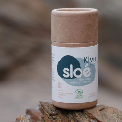 Déodorant solide en stick de 50 ml Kivu - Sloé - Amande douce dehors