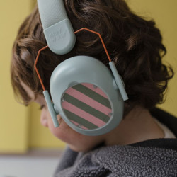 garçon avec Casque antibruit Kidynoise - Kidywolf - Bleu