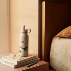 Gourde inox et isotherme Falk - 350ml - Sea creature / Sandy