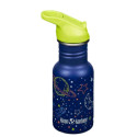 Kid Kanteen 350 ml en Inox - bouchon sport à rabat - Milky Way