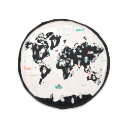 Sac à jouet Play and Go - Worldmap motif