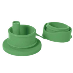Bouchon paille de sport - Pura - Menthe ouvert