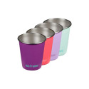 Lot de 4 gobelets en inox - Klean Kanteen - Butterflies