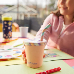 fille avec Verre pour enfant - Gobelet inox - KK
