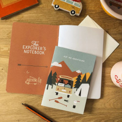 Carnet de voyage - Roadtyping - Camping sur une table