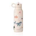 Gourde Liewood inox et isotherme Falk - 350ml - Sea creature / Sandy