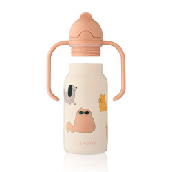 Gourde Kimmie 250 ml - Cats and Dogs / Sandy