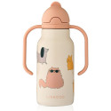 Gourde bébé Liewood - Kimmie 250 ml - Cats and Dogs / Sandy