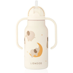 Gourde bébé- Kimmie 250 ml - Elephant / Creme de la creme