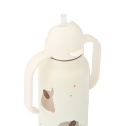 Gourde bébé Liewood - Kimmie 250 ml - Elephant / Creme