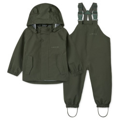 Ensemble imperméable enfant Manu - Liewood - Hunter green