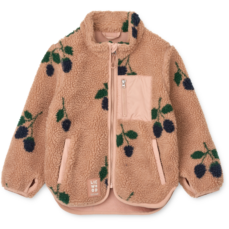 Polaire enfant sherpa Nolan - Liewood - Berry / Tuscany Pink