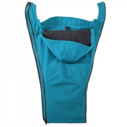 Veste de portage softshell Mamalila - bleu pétrole