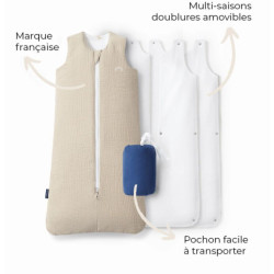 Gigoteuse 4 saisons -  Beige
