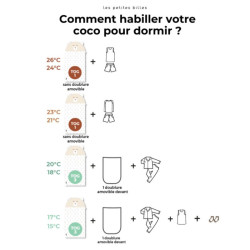 Sac de couchage maternelle -  Pingouin