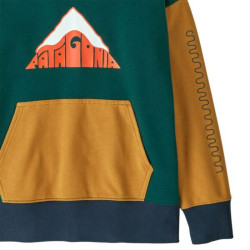 Sweat enfant Patagonia - K's LW Crew Sweatshirt - Driftways : Cascade