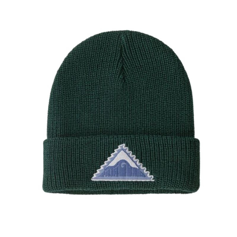 Bonnet Kid's Logo Beanie - Patagonia - Driftways Patch : Cascade Green