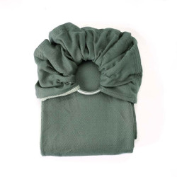 Porte bébé Sling Sergé Brisé - Néobulle - Eucalyptus